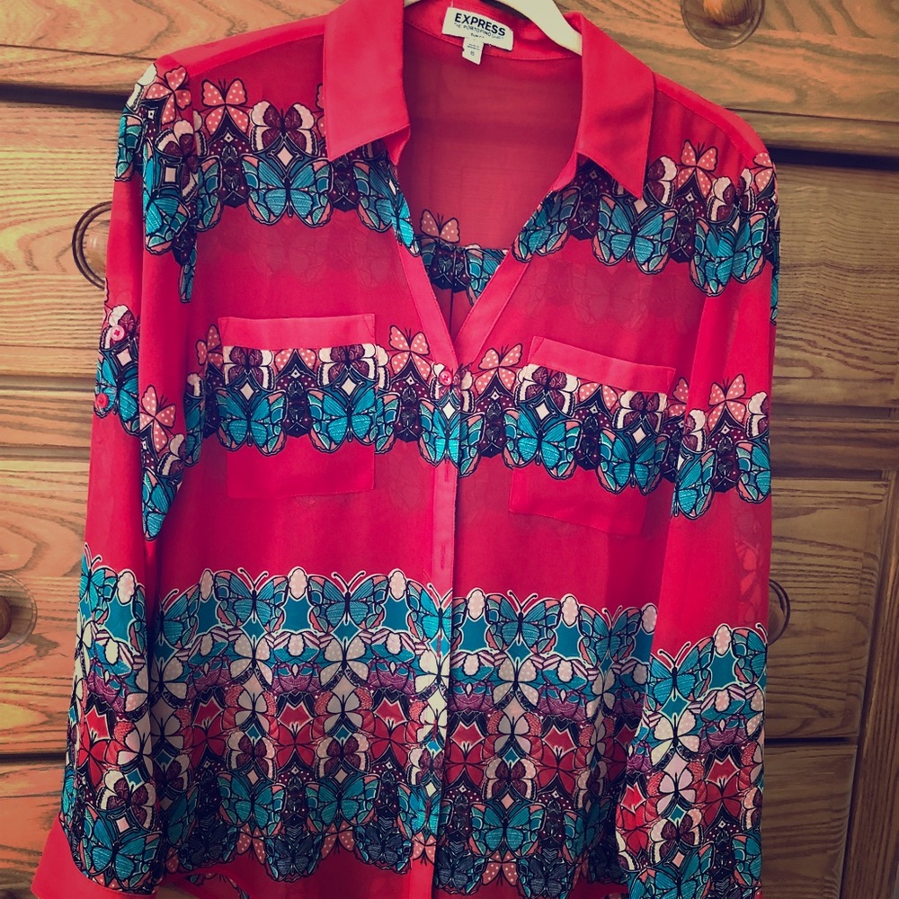 Express Portofino Convertible shirt Slim Fit